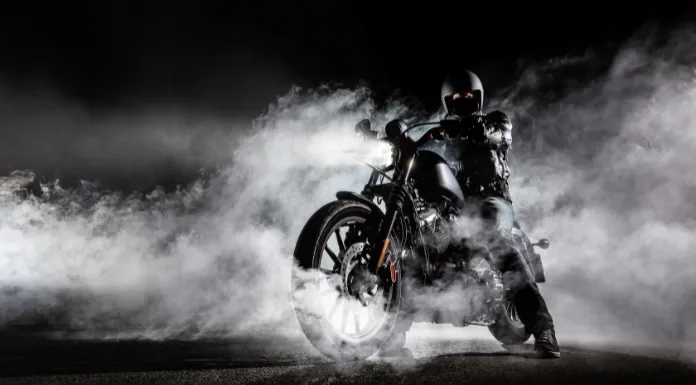 Motorcycle Smoking