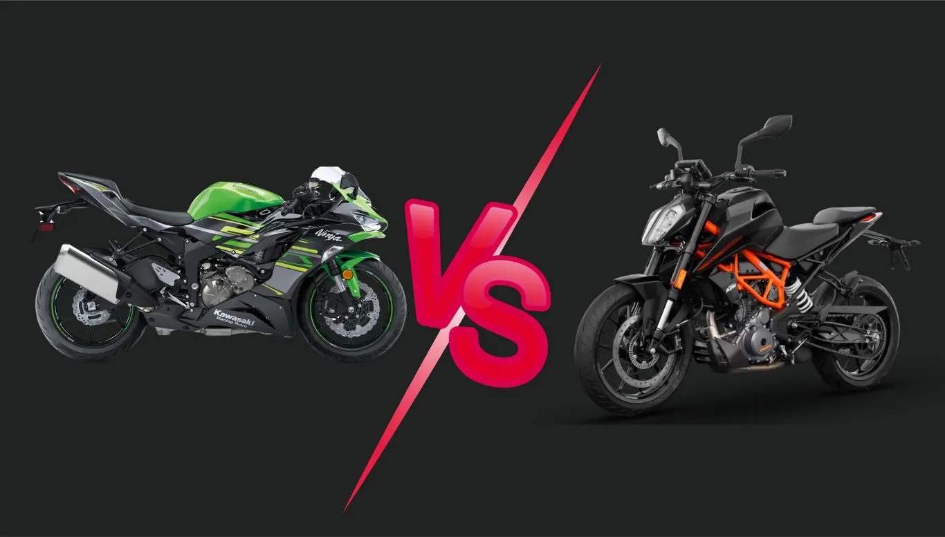 Kawasaki Ninja ZX-6R vs KTM RC 390