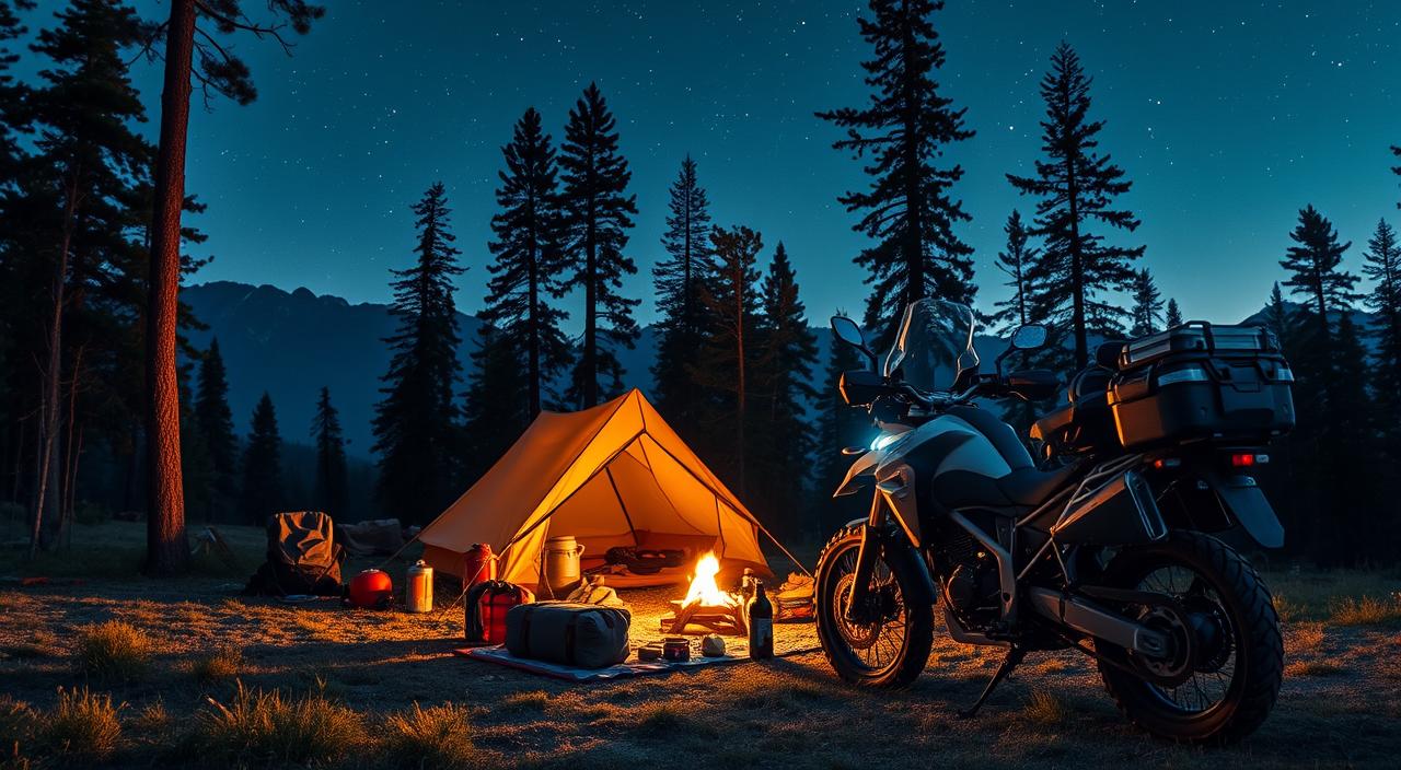 Motorcycle Camping Tips for Beginners