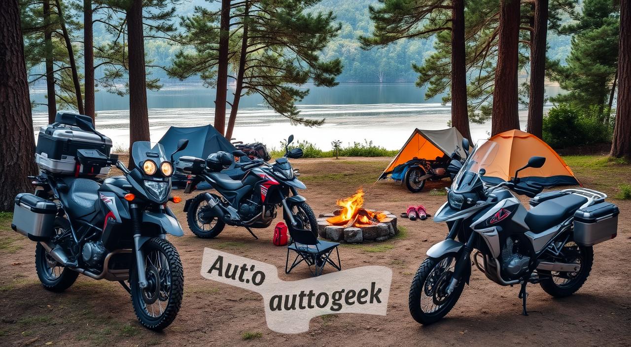 choosing the right motorcycle for camping trips