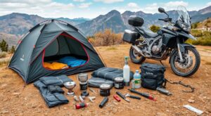 must-have tools for motorcycle camping