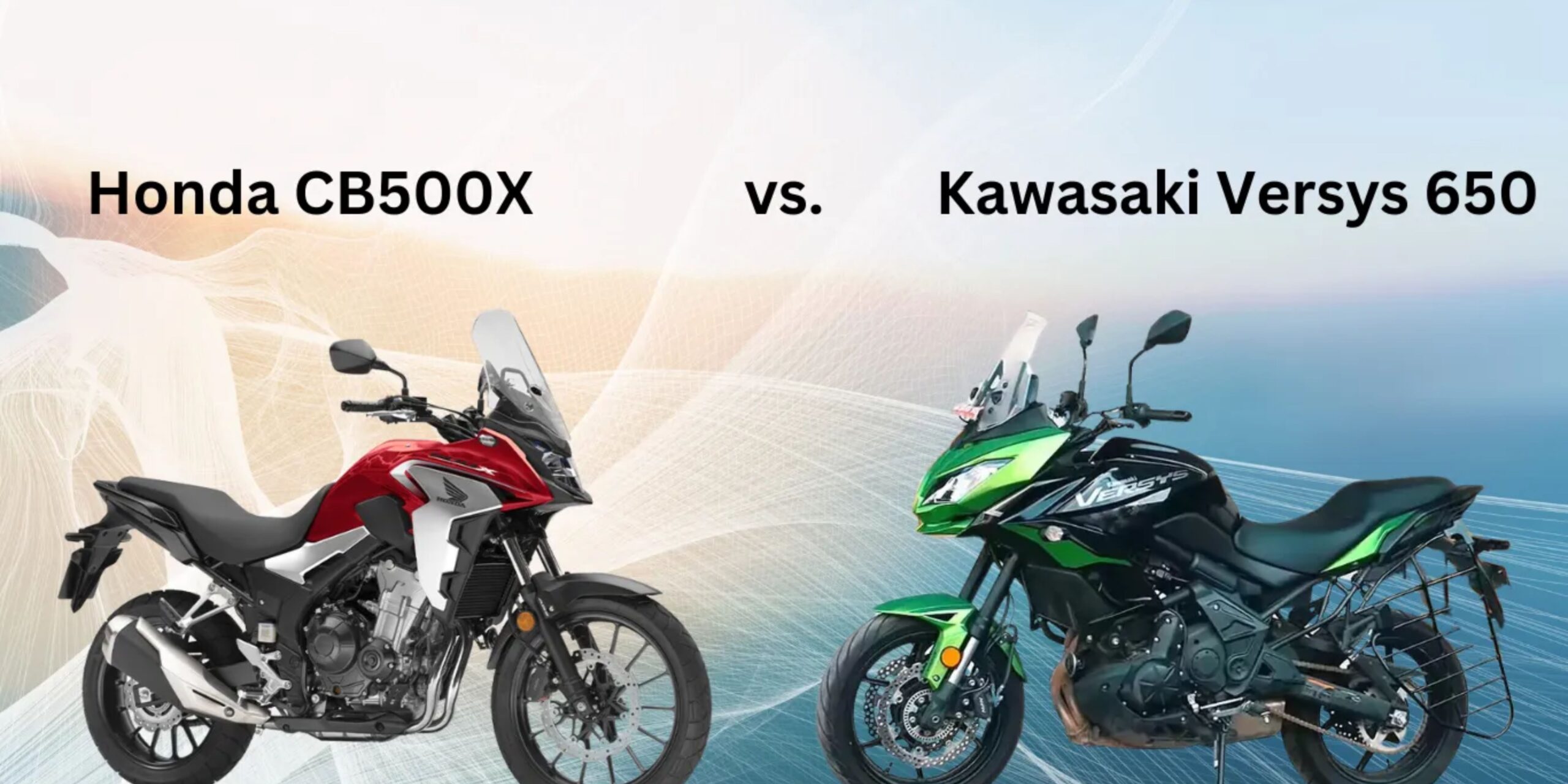 Honda CB500X vs. Kawasaki Versys 650